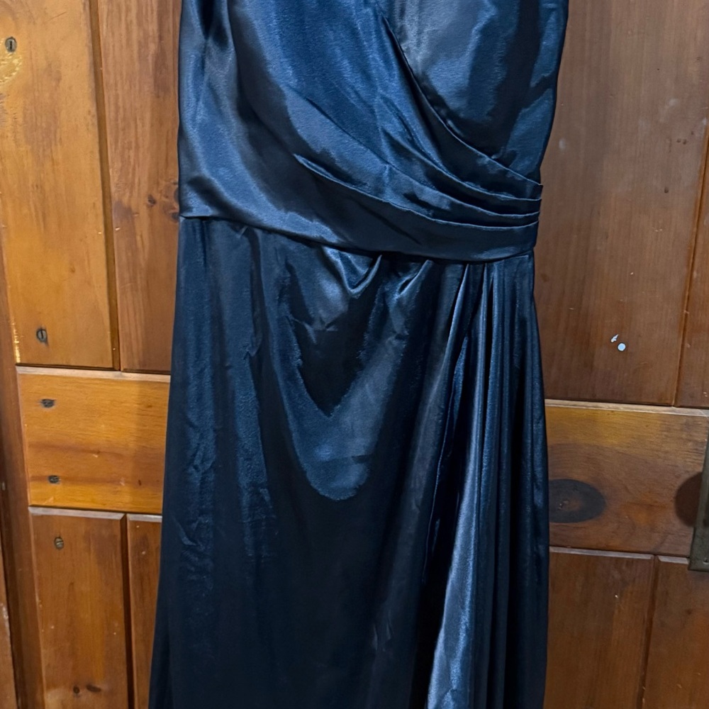 Elegant Asymmetrical Black Dress
